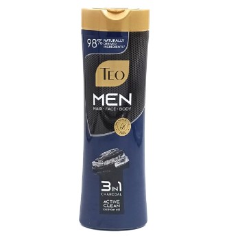 TEO SAMPON 350ML 3IN1 CHARCOAL