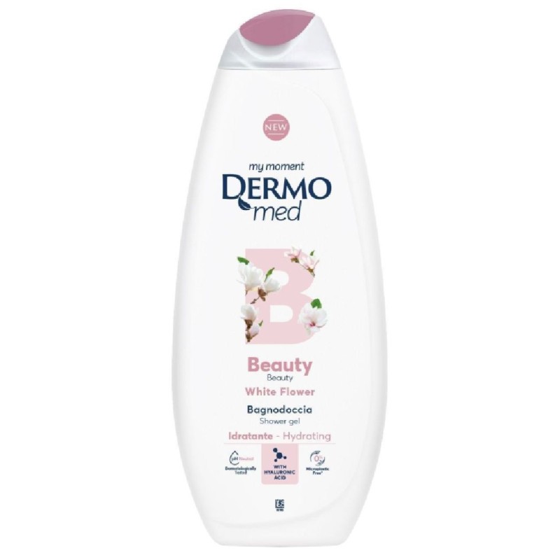 DERMOMED GEL DUS 650ML BEAUTY WHITE FLOWER