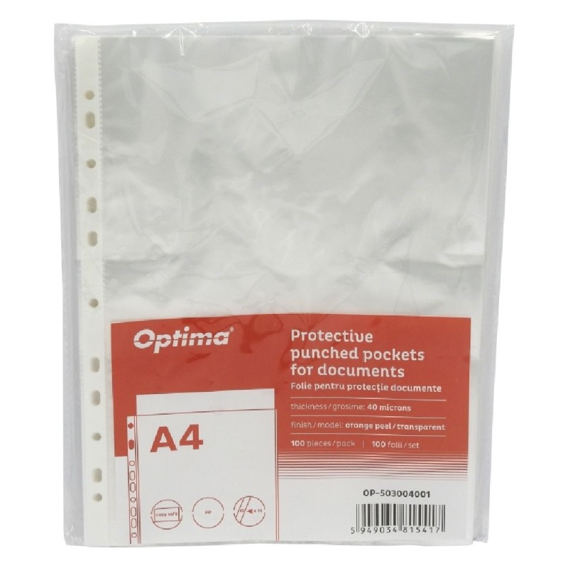 OPTIMA FOLIE PROTECTIE 100BUC/SET A4