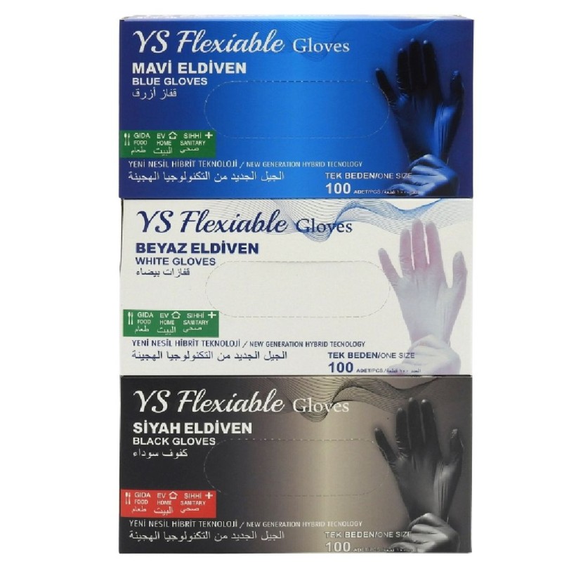 MANUSI FLEXIBILE 100BUC COLOR