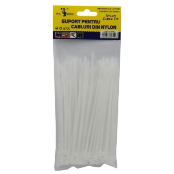 SORICEI COLIERE PRINDERE PVC 100PCS 4X150MM WEI A-14552
