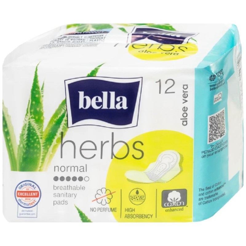 BELLA ABSORBANTE 12BUC HERBS ALOE VERA