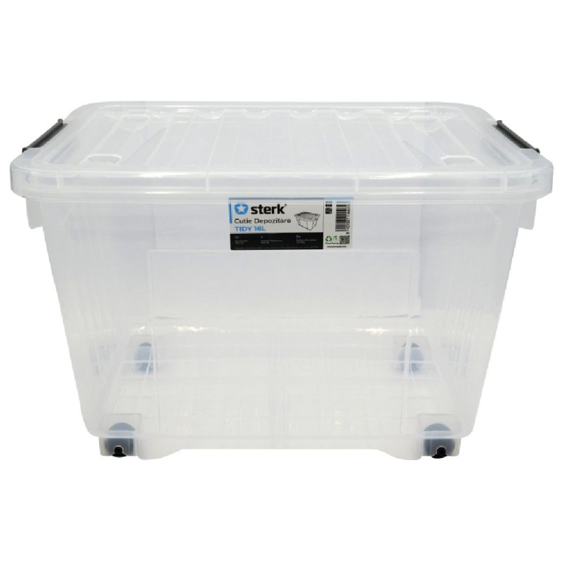 STERK CUTIE DEPOZITARE CU ROTI TIDY 16L