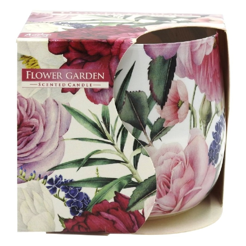 LUMANARE PARFUMATA IN PAHAR IMPRIMAT SN71S-58 FLOWER GARDEN