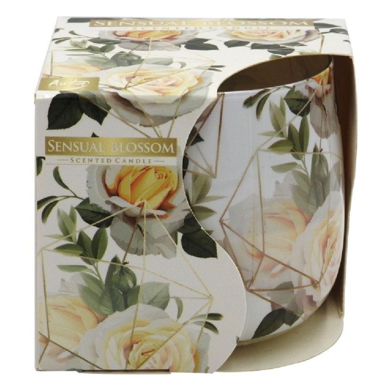 LUMANARE PARFUMATA IN PAHAR IMPRIMAT SN71S-59 SENSUAL BLOSSOM