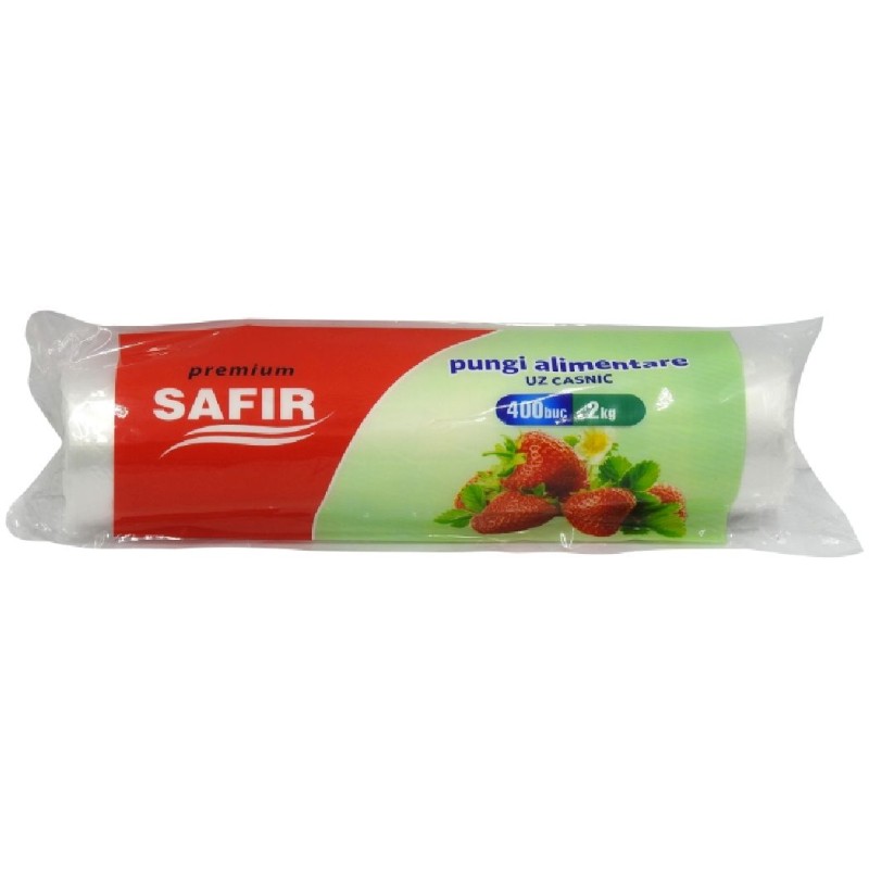 SAFIR PUNGI ALIMENTE PREMIUM 2KG 400BUC