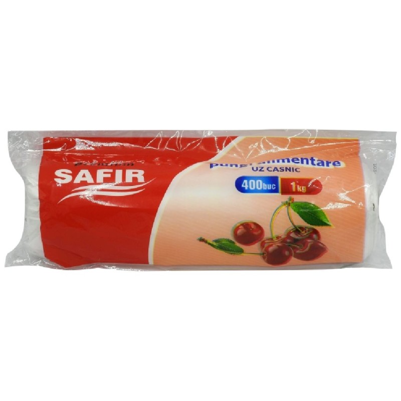 SAFIR PUNGI ALIMENTE PREMIUM 1KG 400BUC