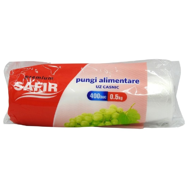SAFIR PUNGI ALIMENTE PREMIUM 0.5KG 400BUC