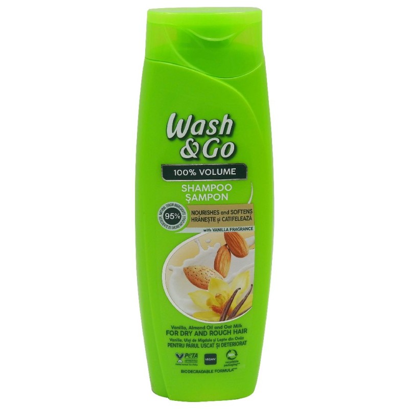 WASH&GO SAMPON 360ML VANILLA