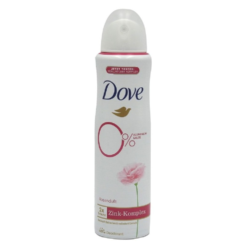 DOVE ANTIPERSPIRANT DEO ZINK 150ML ROSE