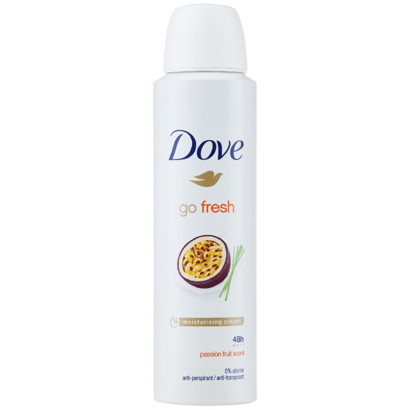 DOVE ANTIPERSPIRANT DEO 200ML GO FRESH PASSION FRUIT