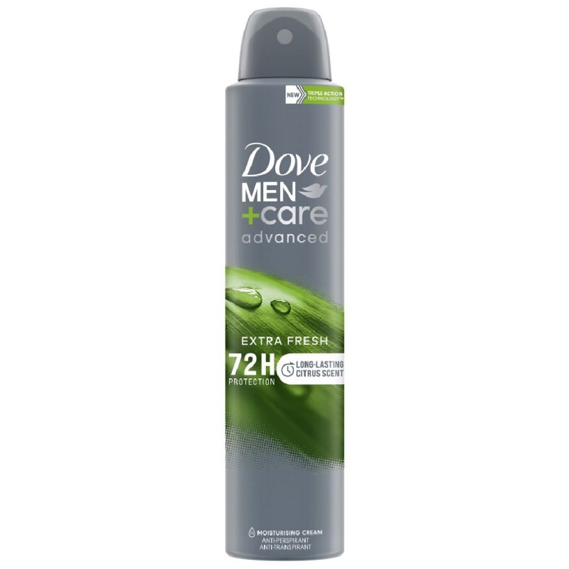 DOVE ANTIPERSPIRANT DEO 200ML MEN EXTRA FRESH