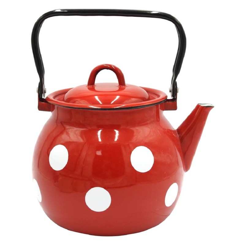 IDILIA CEAINIC EMAILAT CU CAPAC DECOR  3.5L 241480/241481/241482
