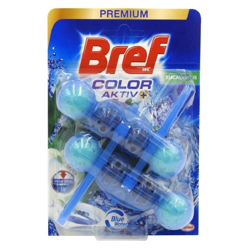 BREF ODORIZANT WC BILE 2X50G COLOR AKTIV EUCALYPT