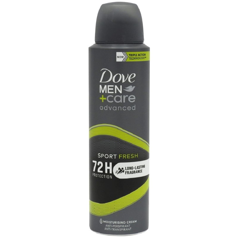 DOVE ANTIPERSPIRANT DEO 150ML MEN ADVANCE SPORT FRESH