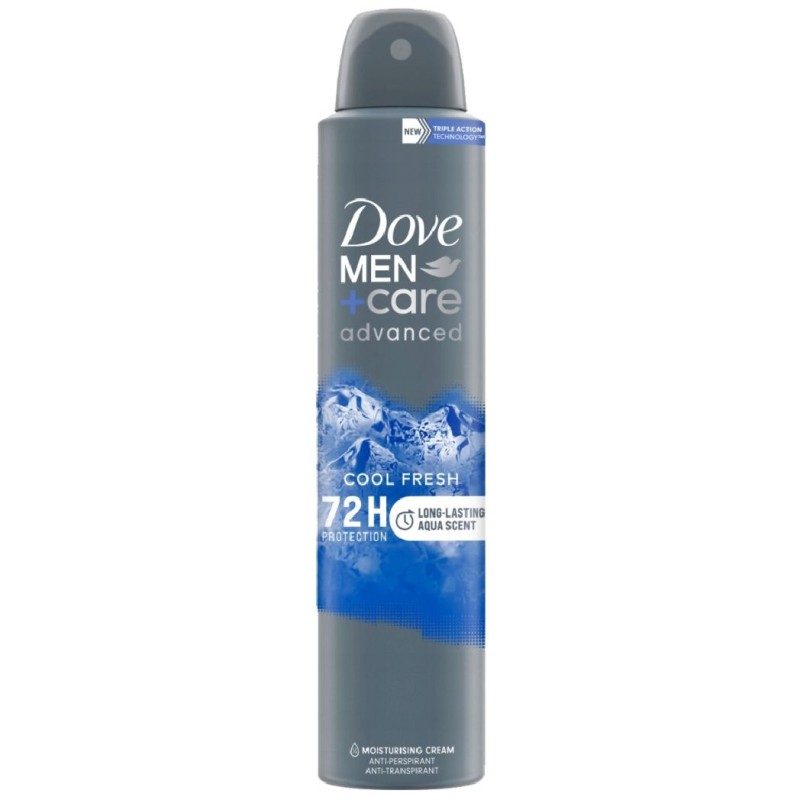 DOVE ANTIPERSPIRANT DEO 200ML ADVANCED CARE MEN COOL FRESH