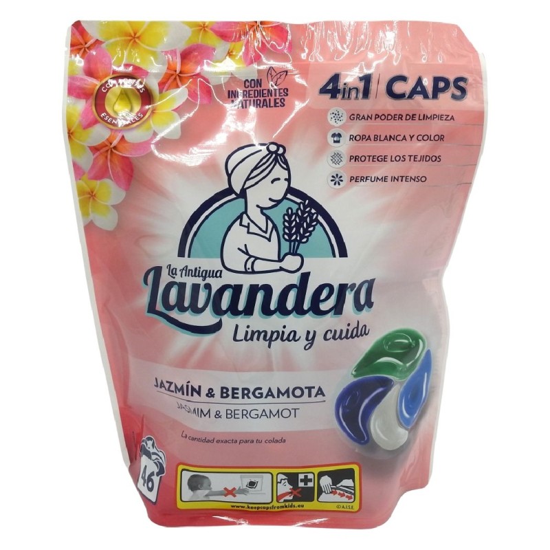 LAVANDERA DETERGENT CAPSULE 46BUC JASMINE BERGAMOT