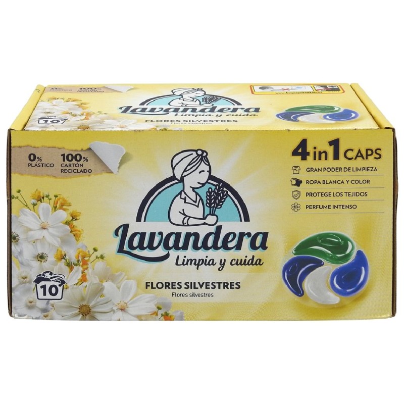 LAVANDERA DETERGENT CAPSULE 10BUC FLORES SILVESTRES