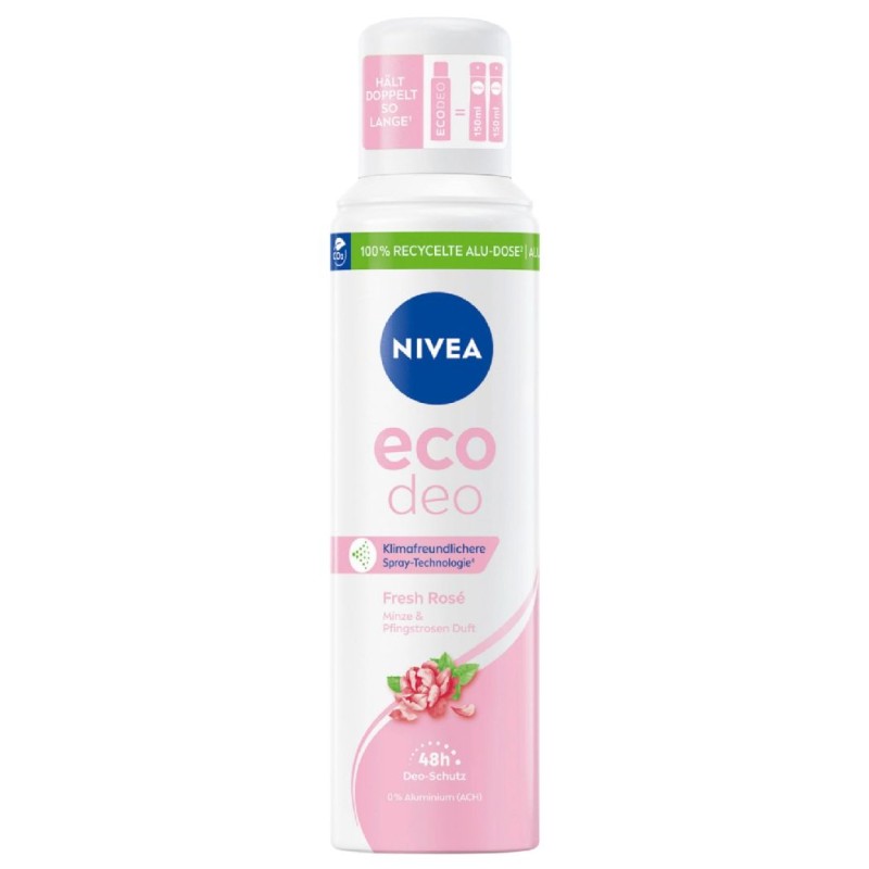 NIVEA ANTIPERSPIRANT DEO 125ML WOMEN ECO FRESH ROSE