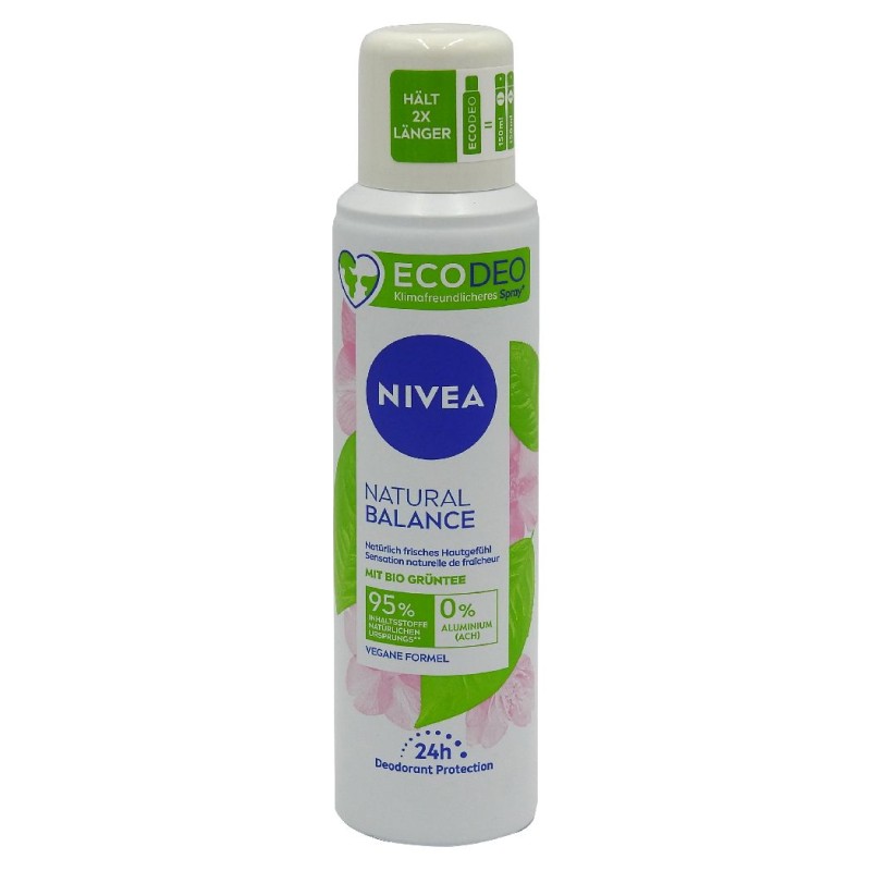 NIVEA ANTIPERSPIRANT DEO 125ML WOMEN ECO NATURAL BALANCE