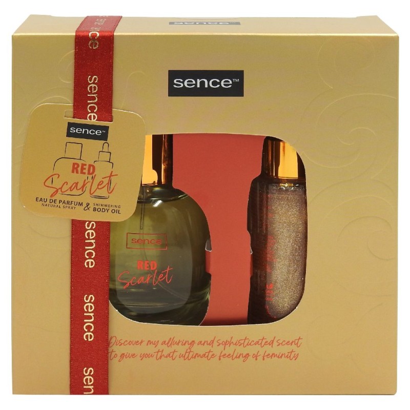 SENCE CASETA CADOU (EDP90ML+ULEI CORP50ML) RED SCARLET