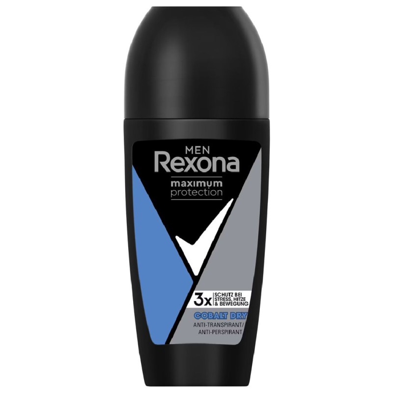 REXONA ANTIPERSPIRANT STICK 50ML MEN ADVANCED COBALT DRY