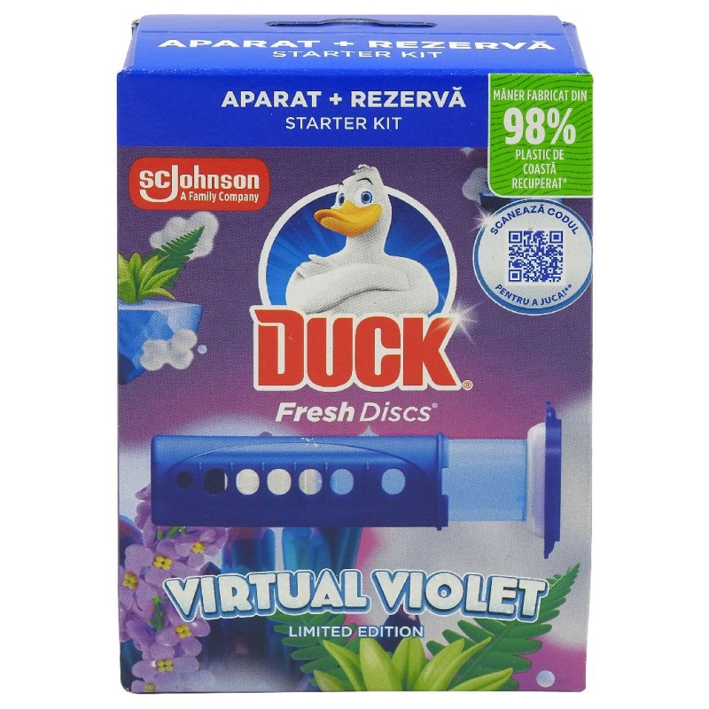 DUCK FRESH DISCS APARAT WC 36ML VIRTUAL VIOLET