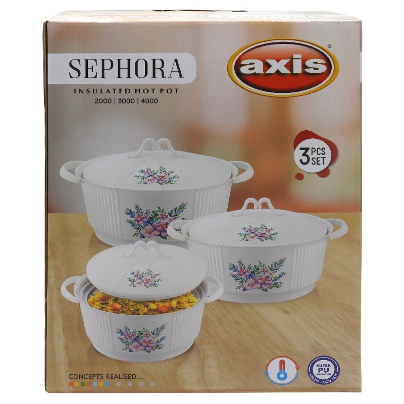 SET CASEROLE TERMOS SEPHORA 2000/3000/4000 3PCS/SET