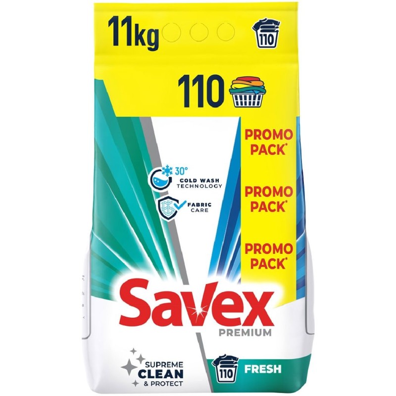 SAVEX DETERGENT RUFE AUTOMAT 11KG FRESH 110SP