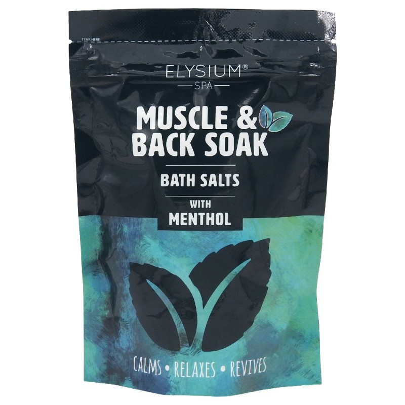 ELYSIUM SARE BAIE 450G MUSCLE BACK SOAK MENTHOL