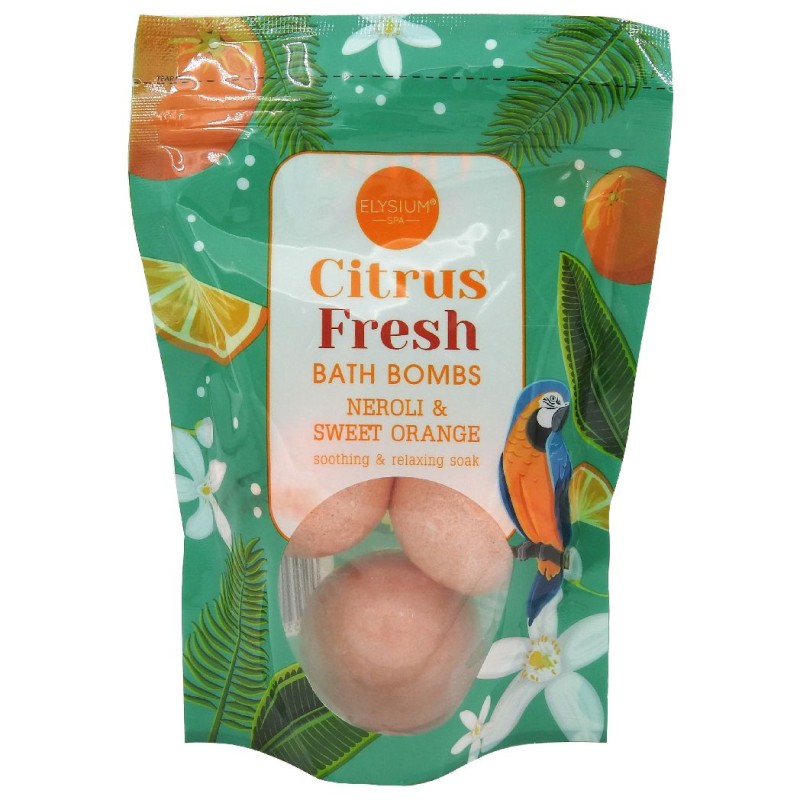 ELYSIUM SPA BOMBA SARE DE BAIE EFERVESCENTA 3X50G CITRUS FRESH