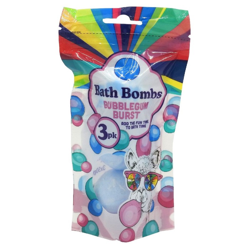 ELYSIUM SPA BOMBA SARE DE BAIE EFERVESCENTA 3X50G BUBBLE GUM BURST