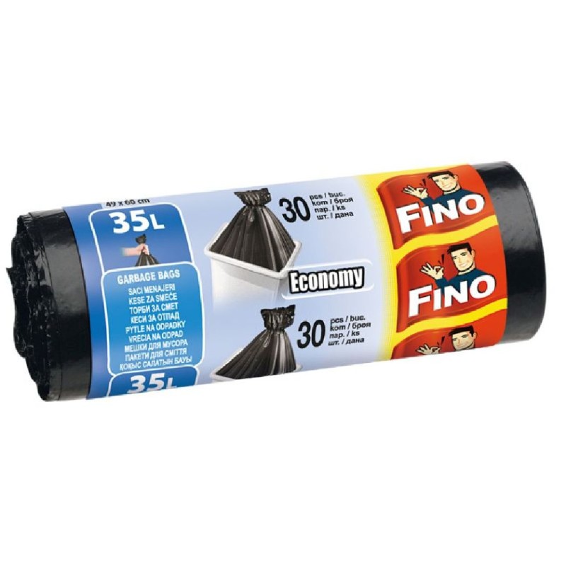 FINO SACI MENAJ 35L 30BUC 49X60CM