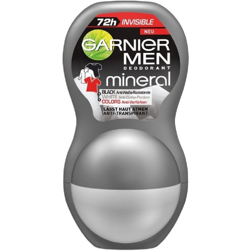 GARNIER ANTIPERSPIRANT ROLL ON 50ML MEN BW INVISIBLE