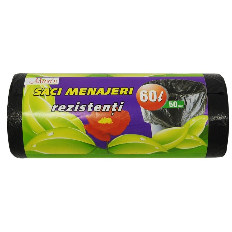 MICAS SACI MENAJERI 60L 50BUC