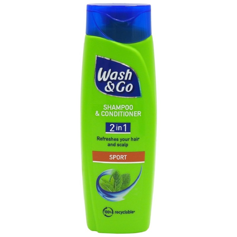 WASH&GO SAMPON 200ML 2IN1 SPORT