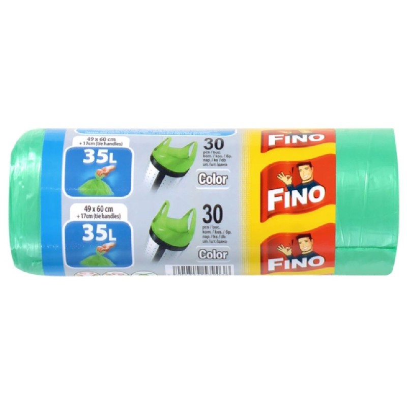 FINO SACI MENAJ COLOR 35L 30BUC